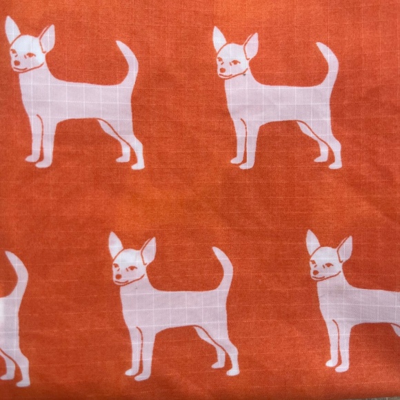 Rare Retired BAGGU Standard Bag Orange Chihuahua - Picture 2 of 4
